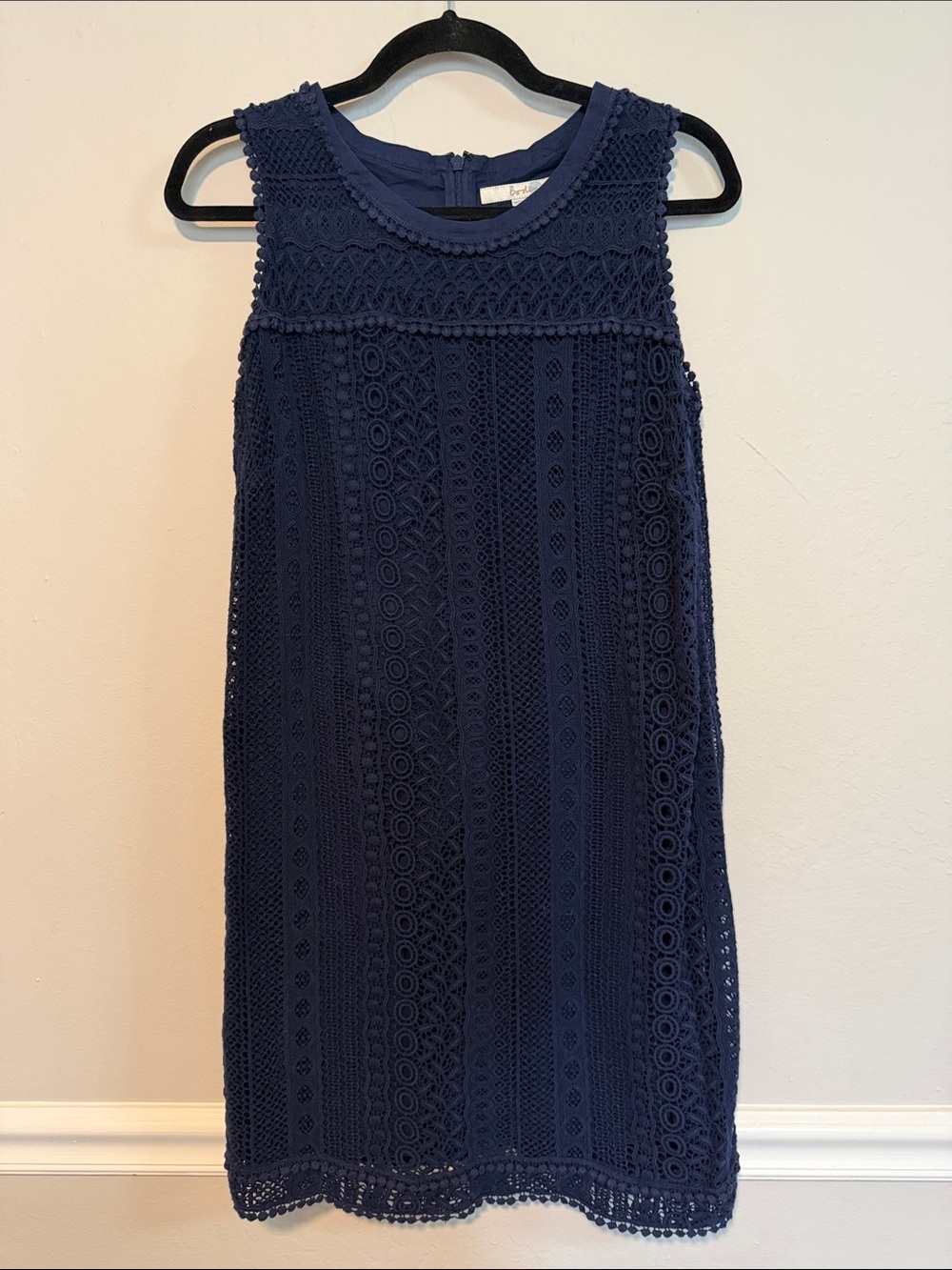 Boden Navy Lace Shift Dress